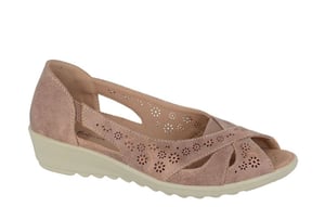 Boulevard Oriana Womens Peep Toe Sandals (Wide Fit)