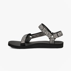 Teva Original Universal Womens Ankle Strap Sandals Windy Summer Black/ White