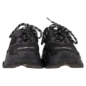 Balenciaga Triple S Sneakers in Black Polyester