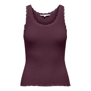Only onlsara sharai tank top jrs noos 15345994 burgundy