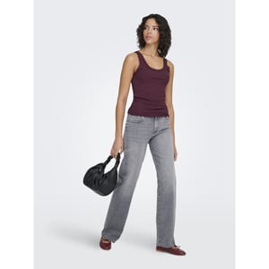 Only onlsara sharai tank top jrs noos 15345994 burgundy