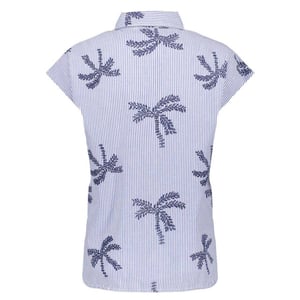 Geisha 63383-70 top stripes & palmtree