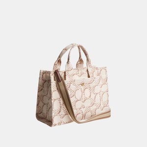 Cargo Tote Bag With Signature Canvas