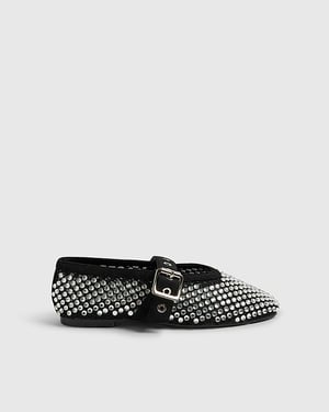 River Island Womens Mary Jane Shoes Black Embellished