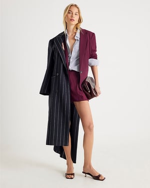 River Island Womens Blazer Red Edge To Edge Style