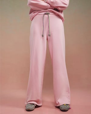 River Island Womens Joggers Pink Year Zero Embellished Cord