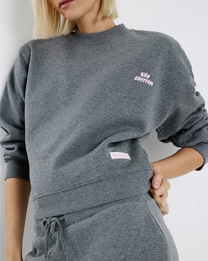 River Island Womens Sweatshirt Grey RVR Edition Back Print