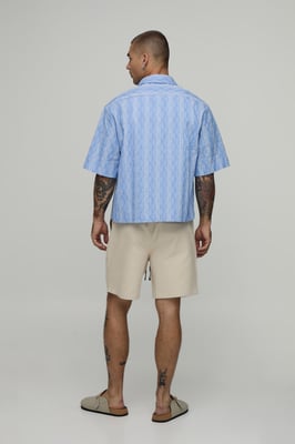 Relaxed Fit Twill Shorts
