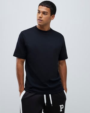 River Island Mens T-Shirt Grey Regular Fit Crew Neck 3 Pack