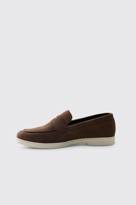Casual Faux Suede Penny Loafer