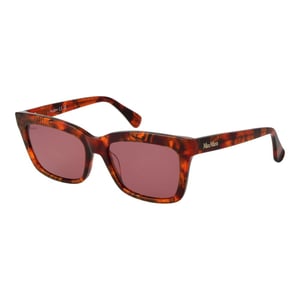 Max Mara Bruine Plastic Zonnebril