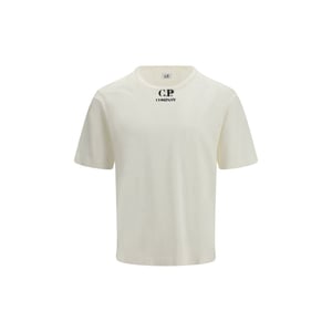 C.P. Company Witte Katoenen T-Shirt