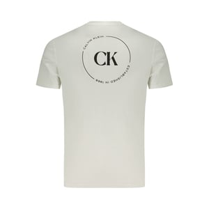 Calvin Klein Bianco Katoenen Heren T-shirt