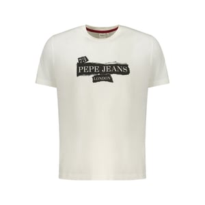 Pepe Jeans Witte Katoenen Heren T-Shirt