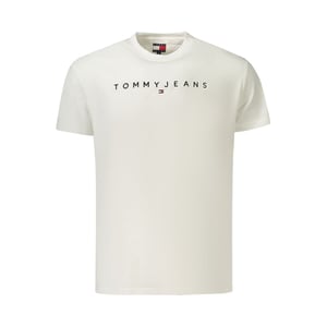 Tommy Hilfiger Vit Bomull T-Shirt för Män