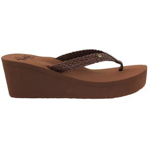 Roxy Mellie III Womens Brown Flip-Flops