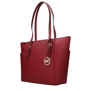 Michael Kors Rode Leren Schoudertas