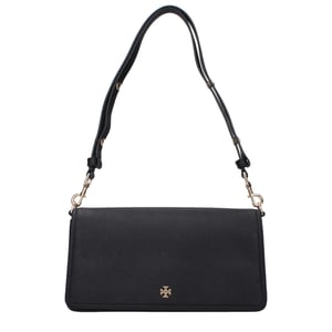 Tory Burch Svart Läderskuldra Väska