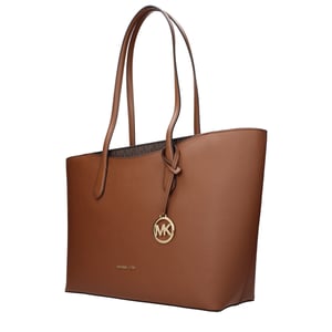 Michael Kors Bruine Leren Schoudertas