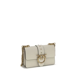 PINKO Beige Kalfskleren Bos Taurus Schoudertas