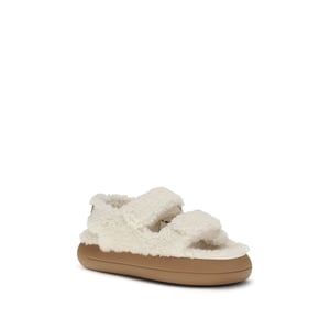 Moon Boot Witte Polyamide Platte Sandalen