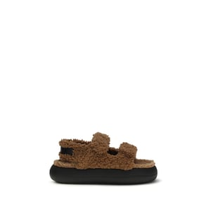 Moon Boot Bruine Polyamide Slippers