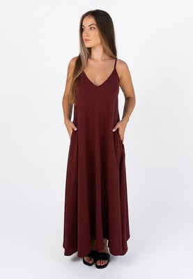 Chloe Long Dress BOURGOGNE