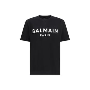 Balmain Zwarte Katoenen T-Shirt