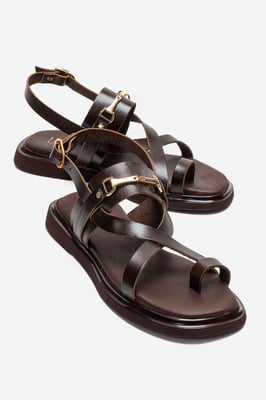 Fabiana Leren Teenslippers
