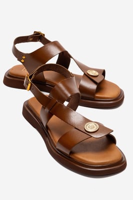 Quella Läder Spänne Sandal