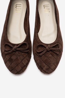 Nopos Läder Cap Toe Ballerina