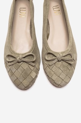 Nopos Leren Cap Toe Ballerina