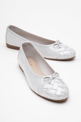Nopos Leren Cap Toe Ballerina
