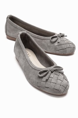 Nopos Läder Cap Toe Ballerina