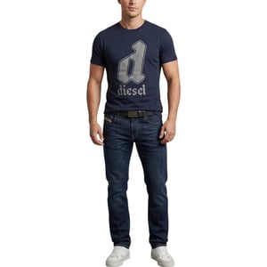 Diesel Mens T Shirts Graphic Logo Print Crew Neck Summer Cotton Tee