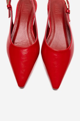 Jenna Slingback Pump med Spetsig Tå