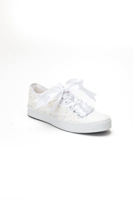 Marvelle Parel Kant Bruids Sneaker