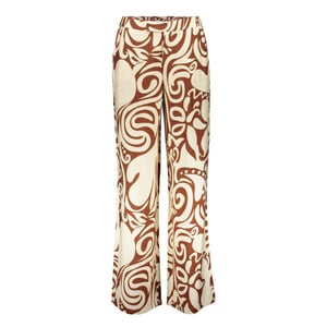 Geisha pants bi-color 61401-26 760 /tabacco
