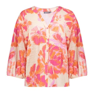 Geisha blouse 63490-20 250 orange/pink/sand