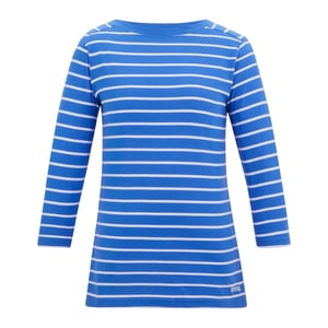 Regatta Dam/Ladies Baylette II randig T-shirt (Sonic Blue/White)