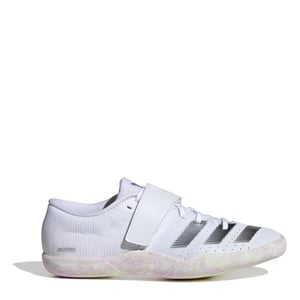 Men's adidas Adizero Throws Lace-Up Running Spikes in Ftwr White