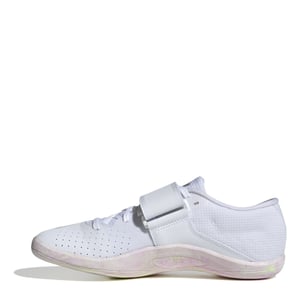 Men's adidas Adizero Throws Lace-Up Running Spikes in Ftwr White