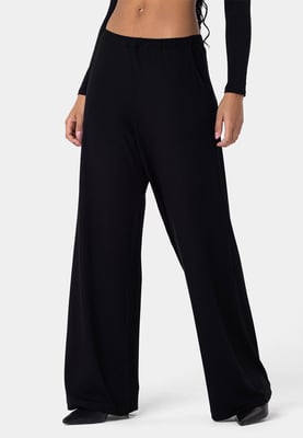 Heavyweight Viscose Pants ZWART