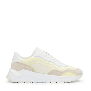 Women's Boss Skylar Lace Up Chunky Trainers in Open White