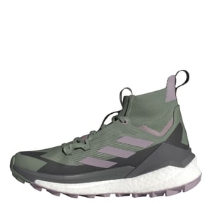Women's adidas Terrex Free Hiker 2 Mid Top Hiking Sneakers in Green