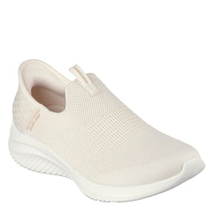 Women's Skechers Stretch Knit Slip Ins W Slip On Trainers in Natural
