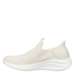 Women's Skechers Stretch Knit Slip Ins W Slip On Trainers in Natural