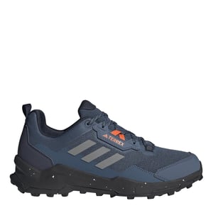 Men's adidas Terrex AX4 Lace-Up Low Top Trekking Sneakers in Wonder Steel