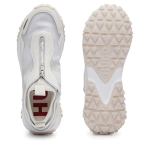 Women's Hugo Go1st Zip Low Top Running Sneakers in White