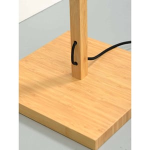 Good&Mojo Vloerlamp bhutan bamboe/zwart Ø40x160cm